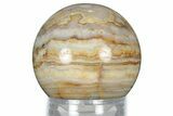 Polished Banded Lace Agate Sphere #328001-1